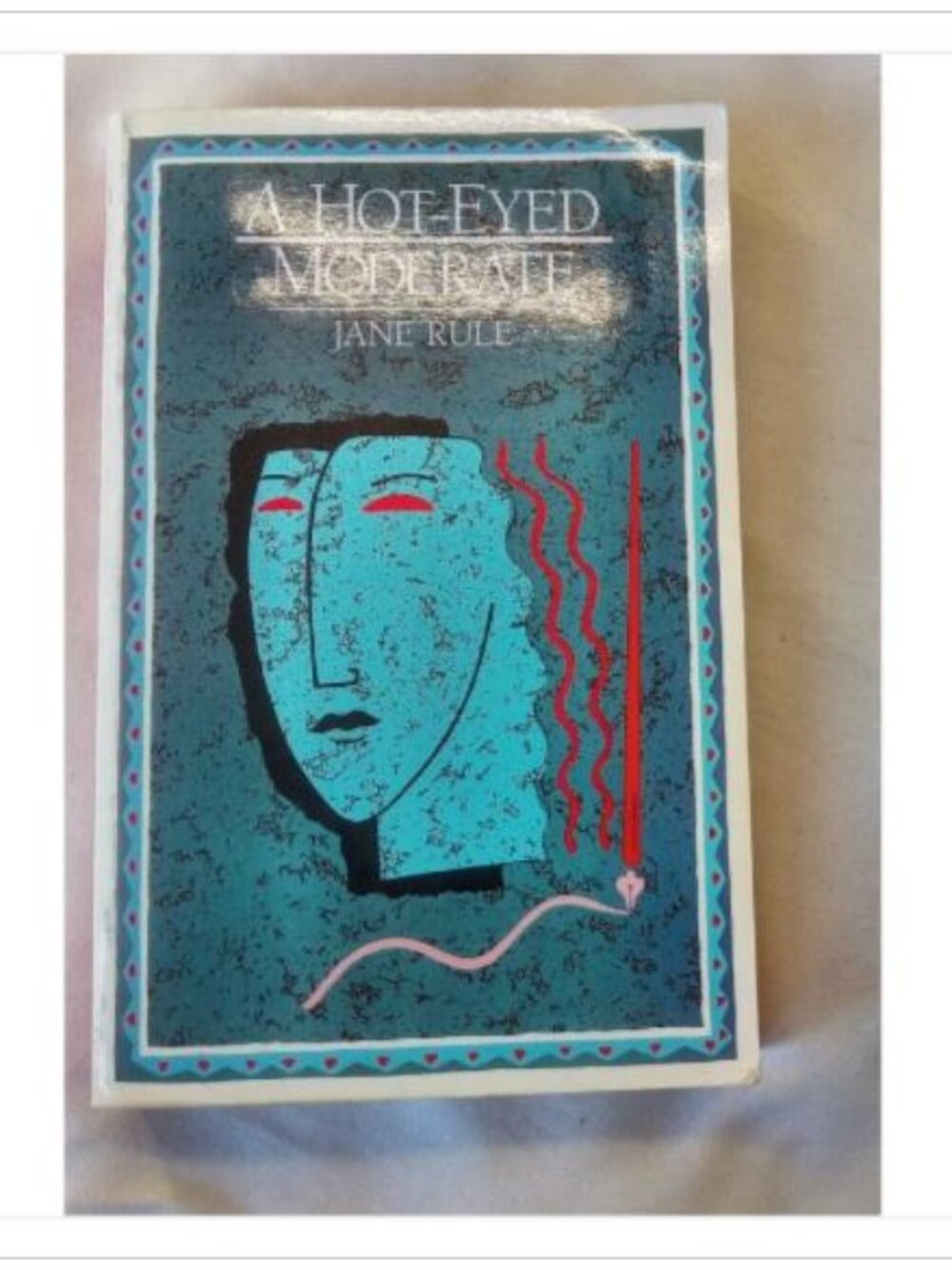 A Hot-Eyed Moderate Jane Rule 1986 First Canadian Edition Paperback Book Novel